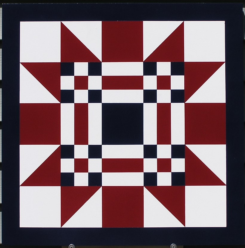 Barn Quilt American Star
